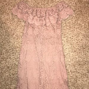 Off the shoulder dress